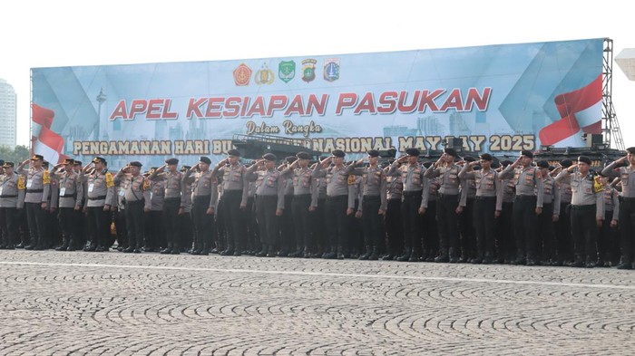13.701 Personel Polisi Amankan May Day Fiesta 2025 di Monas, Prioritaskan Pendekatan Humanis