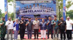 May Day Riau Tanam Pohon, Syukuran Damai Mewarnai Hari Buruh