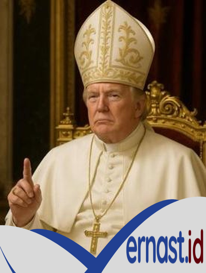 Heboh Trump Unggah Foto Berpakaian seperti Paus, Inikah Ambisi Baru Mantan Presiden?