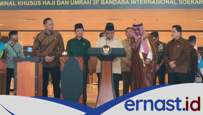 Prabowo Tiba di Soetta, Siap Resmikan Terminal Haji dan Umrah yang Menjanjikan