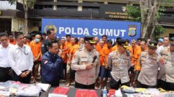 “Polrestabes Medan Terekspose: 61 Kasus Pencurian dalam Sebulan, 72 Tersangka Ditangkap”