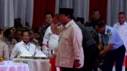 Prabowo hormat Try Sutrisno, tanda solidaritas TNI-Polri di halalbihalal