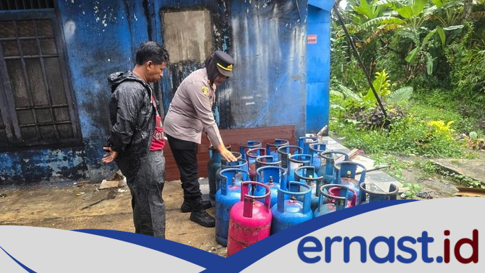 Polisi Tumpas Pabrik Gas Oplosan di Bogor, Diamankan Ratusan Tabung