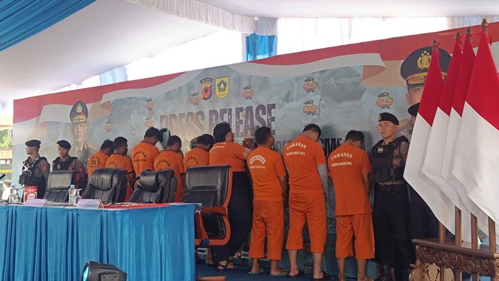 Polres-Polresta Bogor Tangkap 9 Tersangka Premanisme Berkedok Matel, Ancam Hukuman 9 Tahun