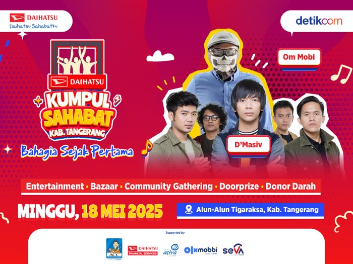 Gratis! D'Masiv akan Hadir di Daihatsu Kumpul Sahabat Kabupaten Tangerang - Update 1