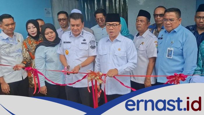 Perdana! Mendes Resmikan Dapur MBG, Hasil Kolaborasi BUMDes di Tangerang