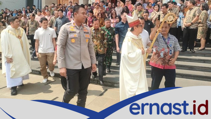 Wakapolres Jakut Dukung Peresmian Gereja Katolik ST Andreas sebagai Paroki Baru