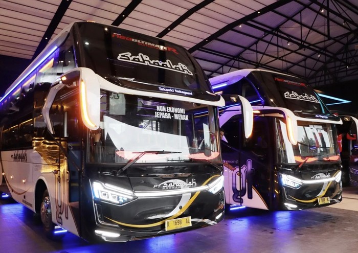 **PO Sahaalah Perkenalkan Bus AKAP Berbasis Nama Pebalap MotoGP dengan Teknologi Canggih**