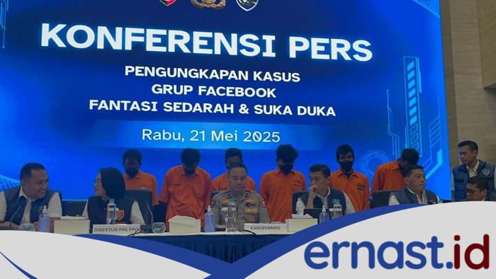 6 Pelaku Bejat Grup FB 'Fantasi Sedarah' Ditangkap Polri, Salah Satu Membuat Video Porno Anak
