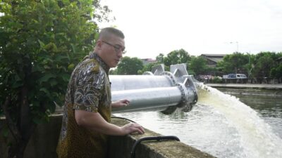 **Kenneth DPRD DKI Jakarta Kembali Resmikan Rumah Pompa di Duri Kepa, Kebon Jeruk**