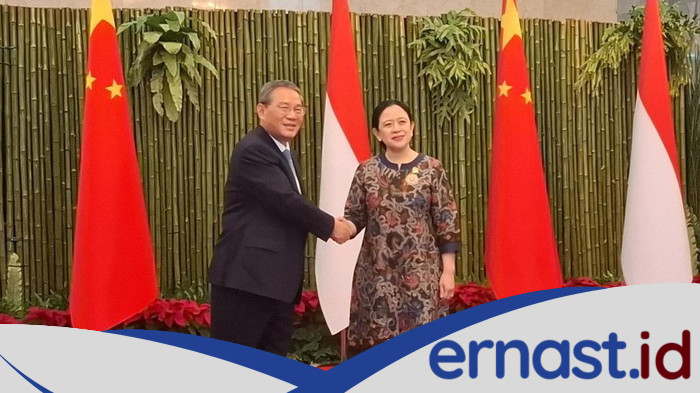 Puan Maharani Sambut Kedatangan PM China Li Qiang di Gedung DPR RI, Bawa Harmoni Baru Ke Timur Tengah