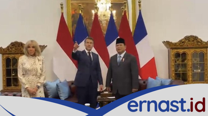 Prabowo Menceritakan Perjuangan I Gusti Ngurah Rai Saat Macron Bertanya Tentang Lukisan