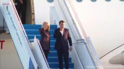 Macron Berikan ‘Kiss Bye’ Sebelum Tinggalkan Indonesia, Simbol Kebaikan Hubungan