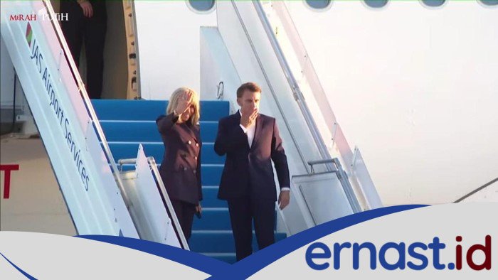 Macron Berikan 'Kiss Bye' Sebelum Tinggalkan Indonesia, Simbol Kebaikan Hubungan