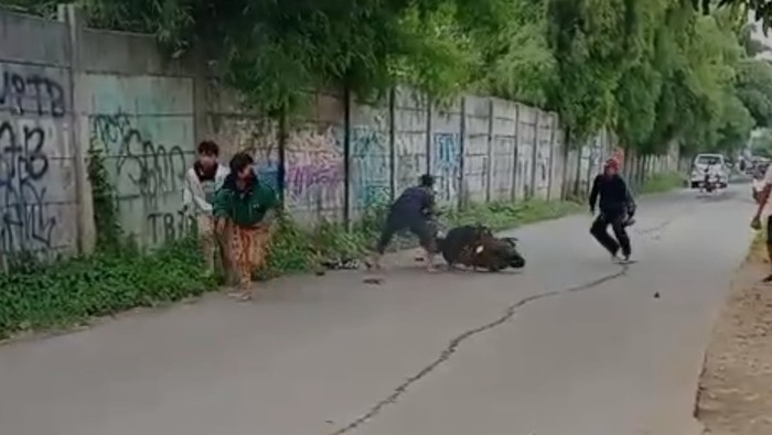 Tawuran Bersajam Dekat Stadion Mini Sukatani Berujung pada Aksi Penghentian oleh Warga