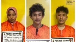 Polres Dumai Kukuhkan Keamanan, Tangkap 3 Pencuri Emas dan Arloji di Rumah PNS