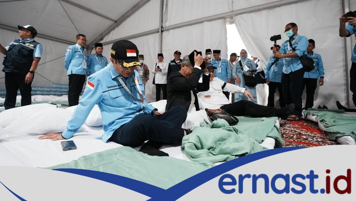 Menag Jajal Kasur untuk Jemaah Haji RI di Arafah, Cek Persiapan Wukuf!