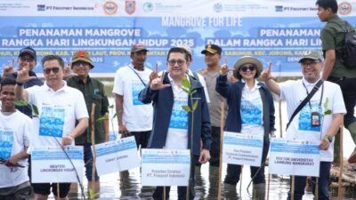**Freeport & KLH Akselerasi Program Mangrove di Kalsel, Target 10 Ribu Hektare Hingga 2041**