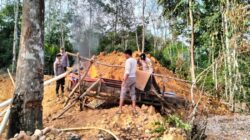 **Penertiban Penambangan Ilegal di Kuansing Riau: Pelaku Tak Ditemukan, Warga Tetap Waspadai**