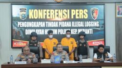 “Nahkoda dan ABK Kapal Ilegal di Meranti Riau Ditangkap, Skandal Kayu Hutan Siap Berujung”