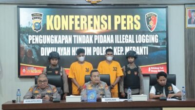 “Nahkoda dan ABK Kapal Ilegal di Meranti Riau Ditangkap, Skandal Kayu Hutan Siap Berujung”