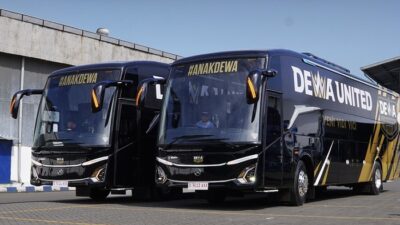 Mewah Banget! Bus Baru Dewa United Pakai Bodi Adiputro dan Sasis Mercy: Spesifikasi dan Performa