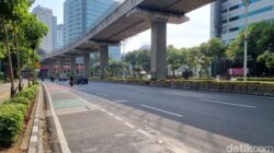 **Jakarta Selatan Lengang, Lalin Lancar Saat Idul Adha**