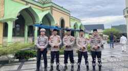 Polisi Bersiaga di Masjid, Amankan Perayaan Idul Adha di Kepulauan Meranti