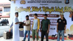 Polres Inhil Riau Berikan 720 Paket Daging Kurban, Momen Idul Adha Lebih Khas